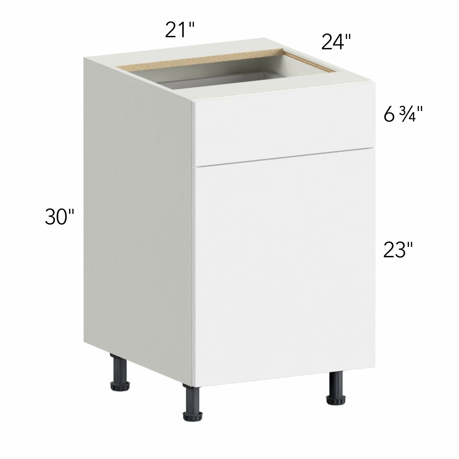 Ovela® Catalina Silk Flow 21"W x 34.5"H x 24"D Base Cabinet (B21)