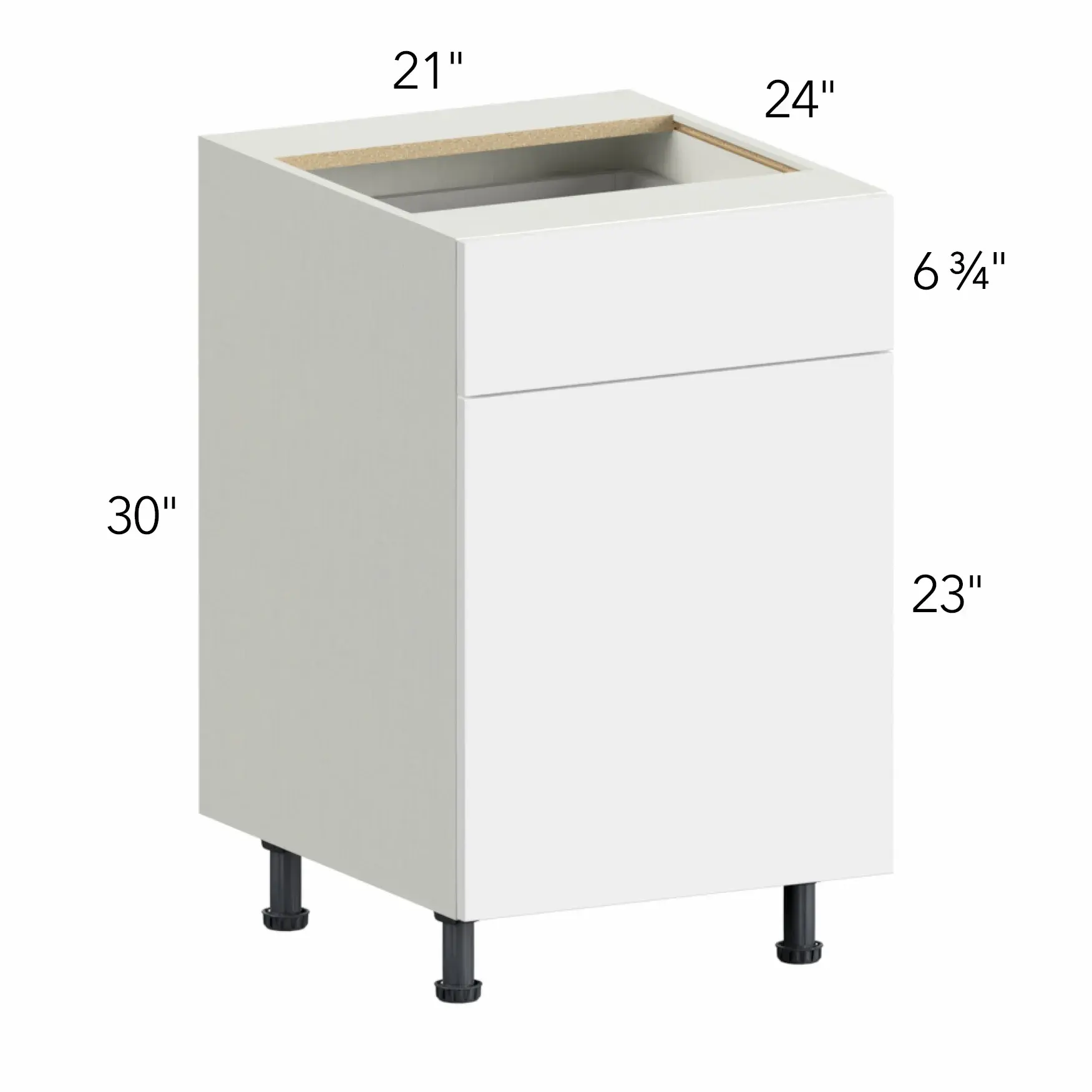 Ovela® Catalina Silk Flow 21"W x 34.5"H x 24"D Base Cabinet (B21)