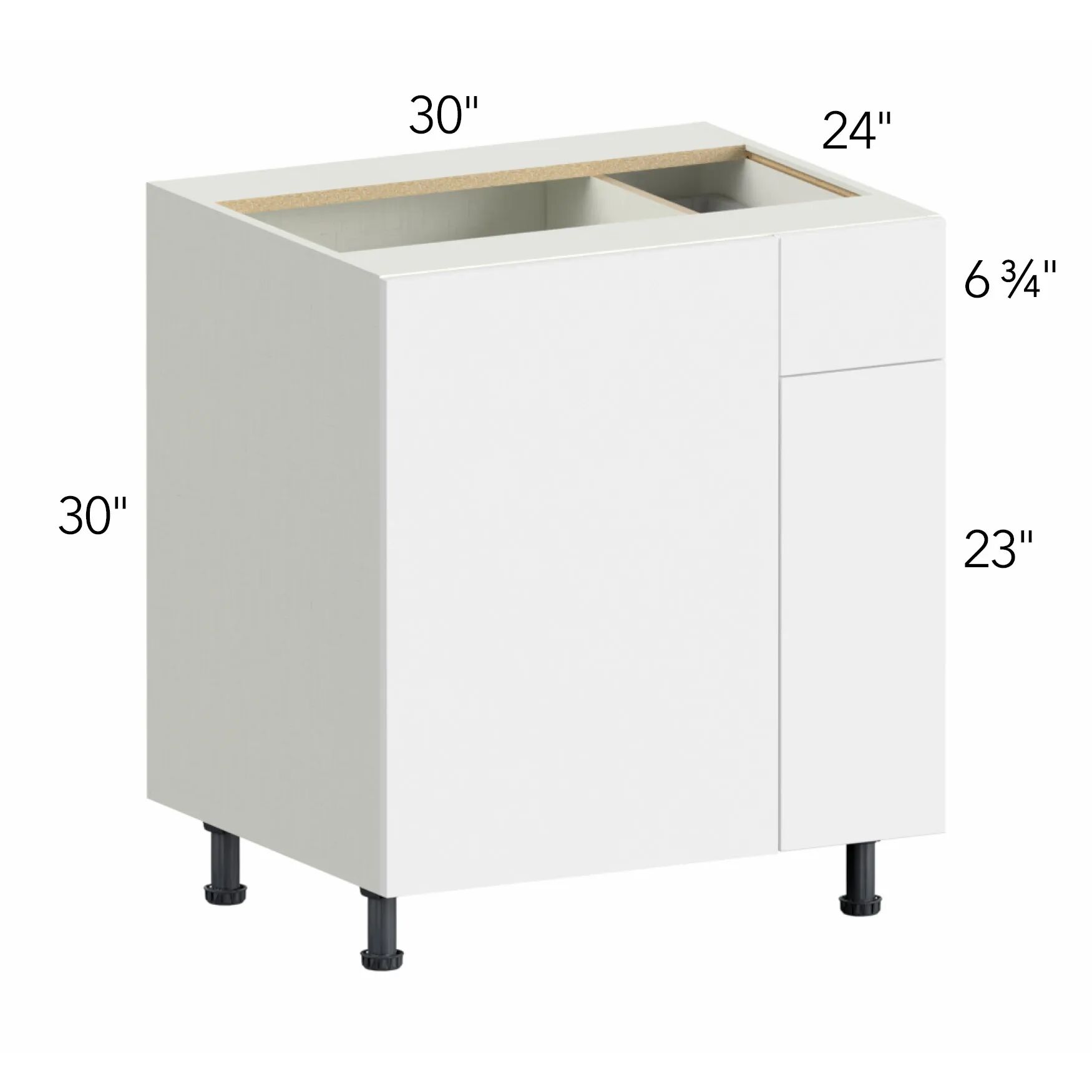 Ovela® Tuscany Ida 1 30"W x 34.5"H x 24"D Blind Corner Cabinet (BLB36/39)