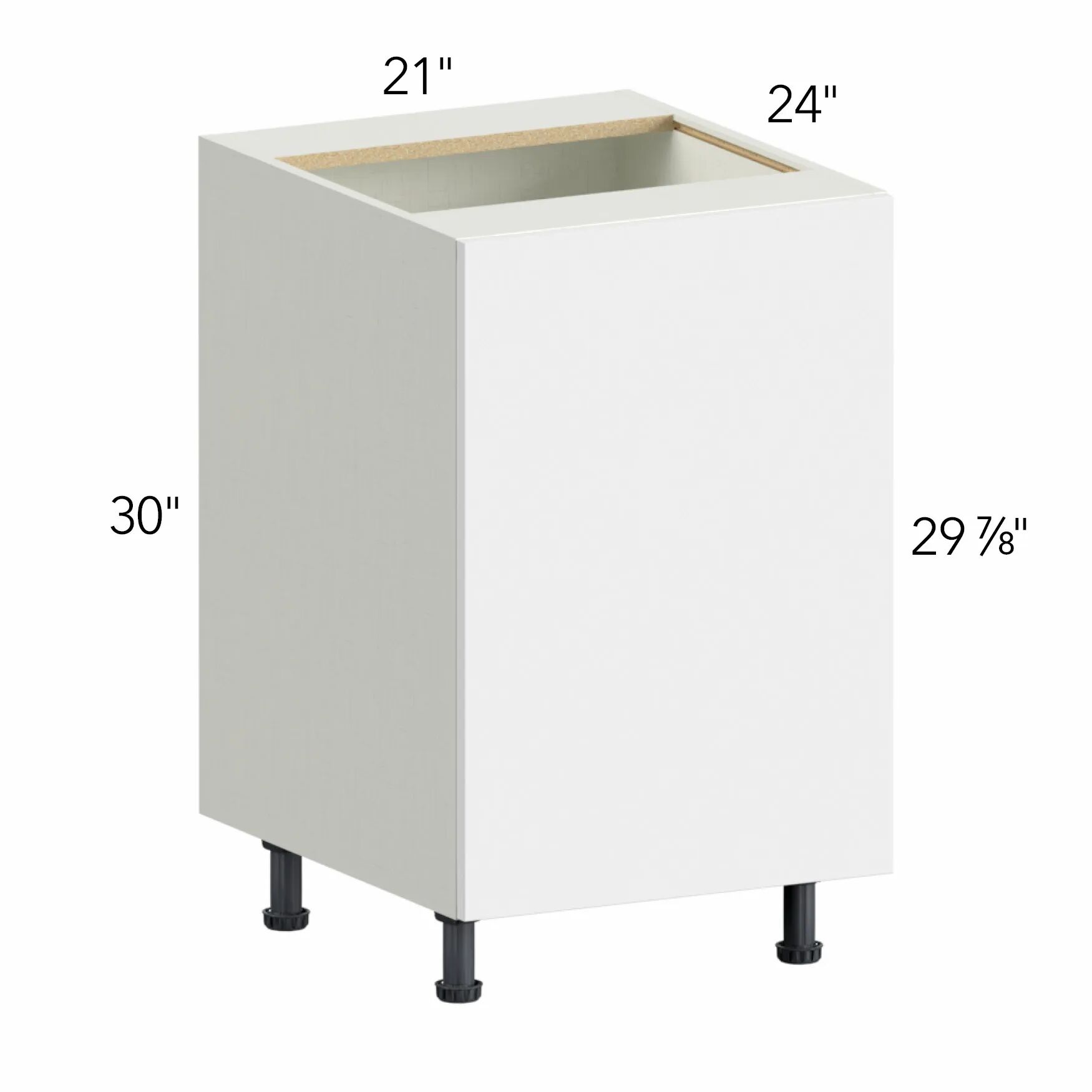 Ovela® Tuscany Cashmere 21"W x 34.5"H x 24"D Base Cabinet (B21FD)