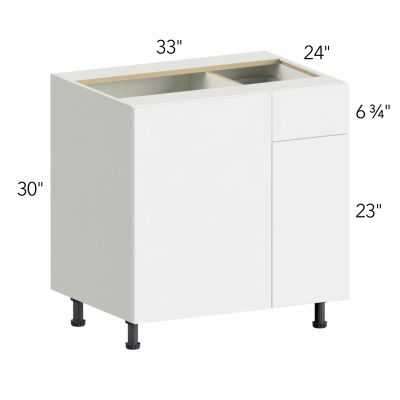 Illume® Tuscany Blanco 33"W x 30"H x 24"D Blind Corner Cabinet (BLB39/42)