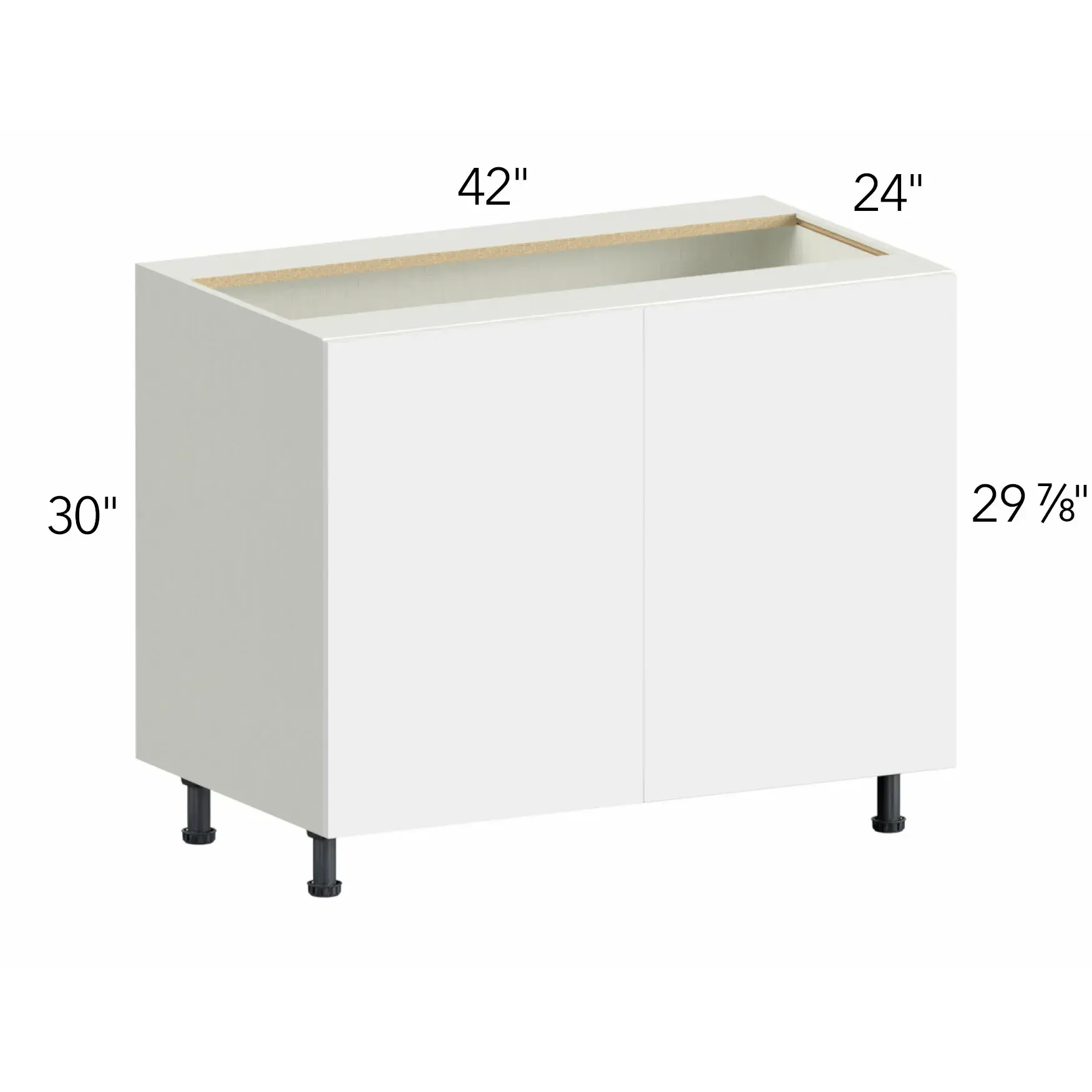 Ovela® Tuscany Ida 2 42"W x 34.5"H x 24"D Blind Corner Cabinet (BLB48/51FD)