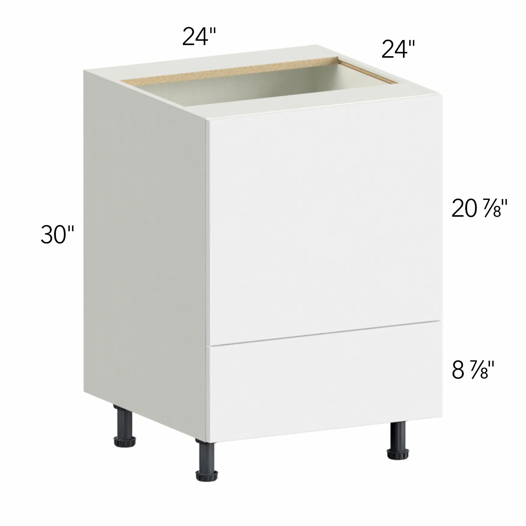 Illume® Tuscany Ida 2 24"W x 30"H x 24"D Microwave Base Cabinet (BMC24)