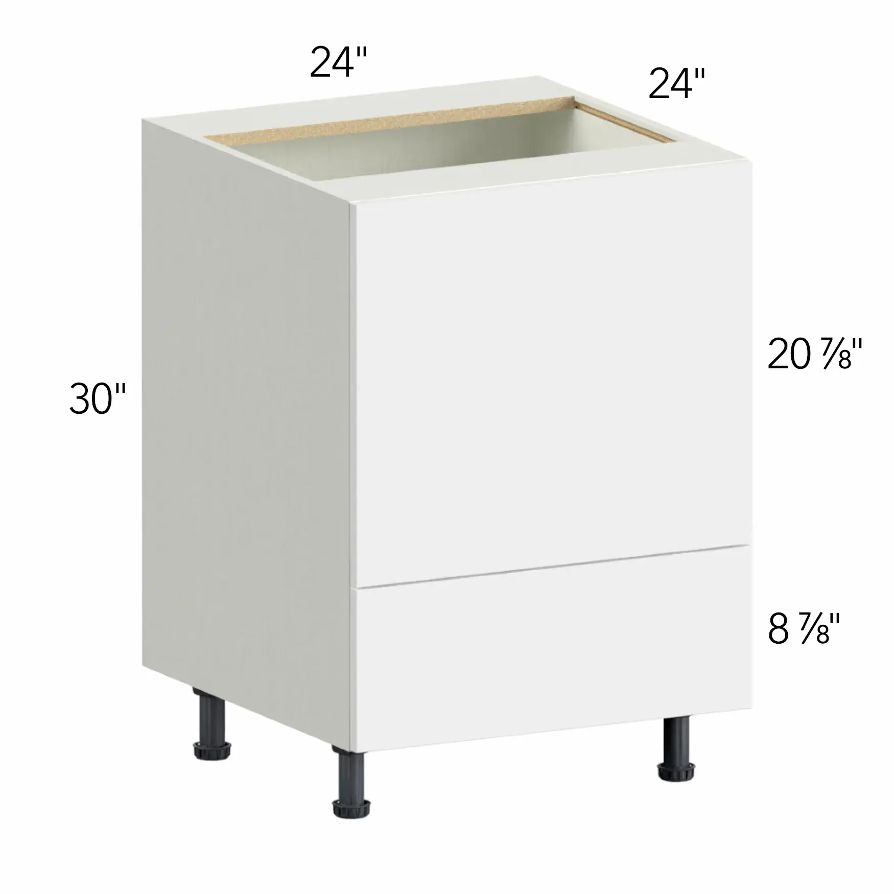 Illume® Tuscany Ida 2 24"W x 30"H x 24"D Microwave Base Cabinet (BMC24)