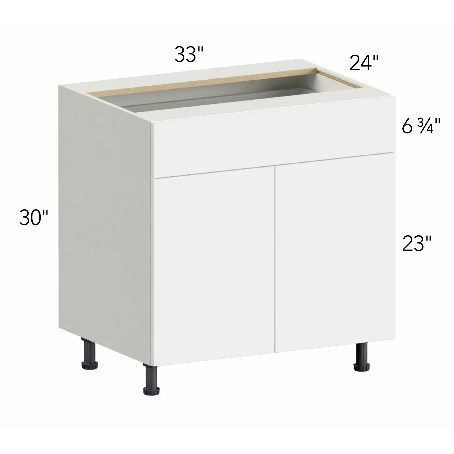 Illume® Tuscany Ida 2 33"W x 30"H x 24"D Base Cabinet (B33)