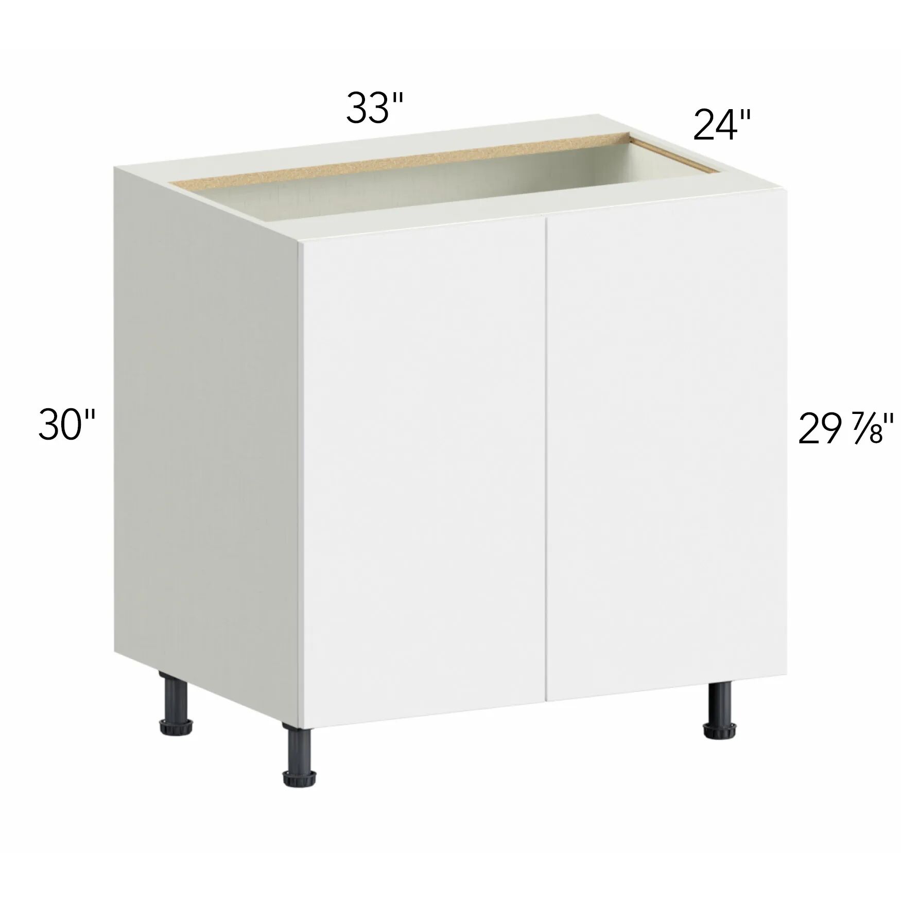 Illume® Catalina Como Ash 2 33"W x 30"H x 24"D Base Cabinet (B33FD)