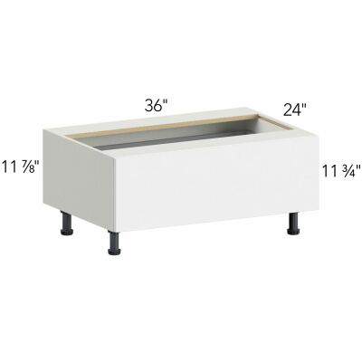 Ovela® Tuscany Woodline 3 36"W x 16.5"H x 24"D Drawer Base Cabinet (DBS36)
