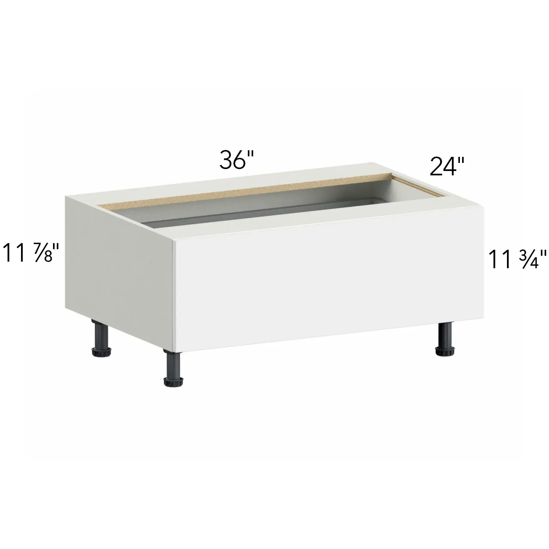 Illume® Tuscany Nocce 3 36"W x 16.5"H x 24"D Drawer Base Cabinet (DBS36)