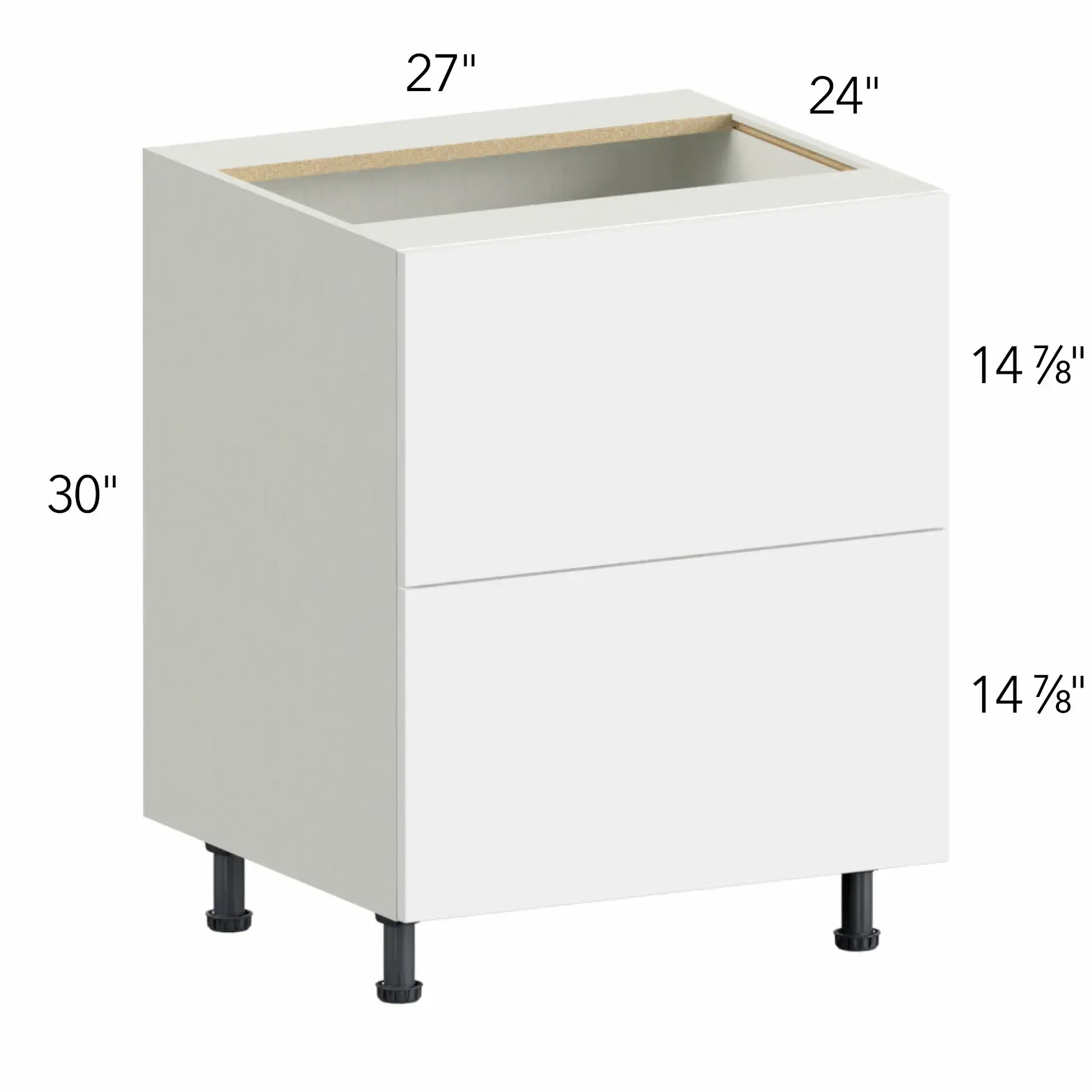 Ovela® Tuscany Basalto 27"W x 34.5"H x 24"D Drawer Base Cabinet (DB27-2)