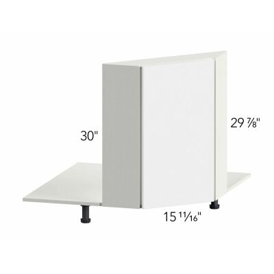 Illume® Tuscany Nocce 3 28.5"W x 30"H x 5.5"D Desk Base Cabinet (DSF36FD)