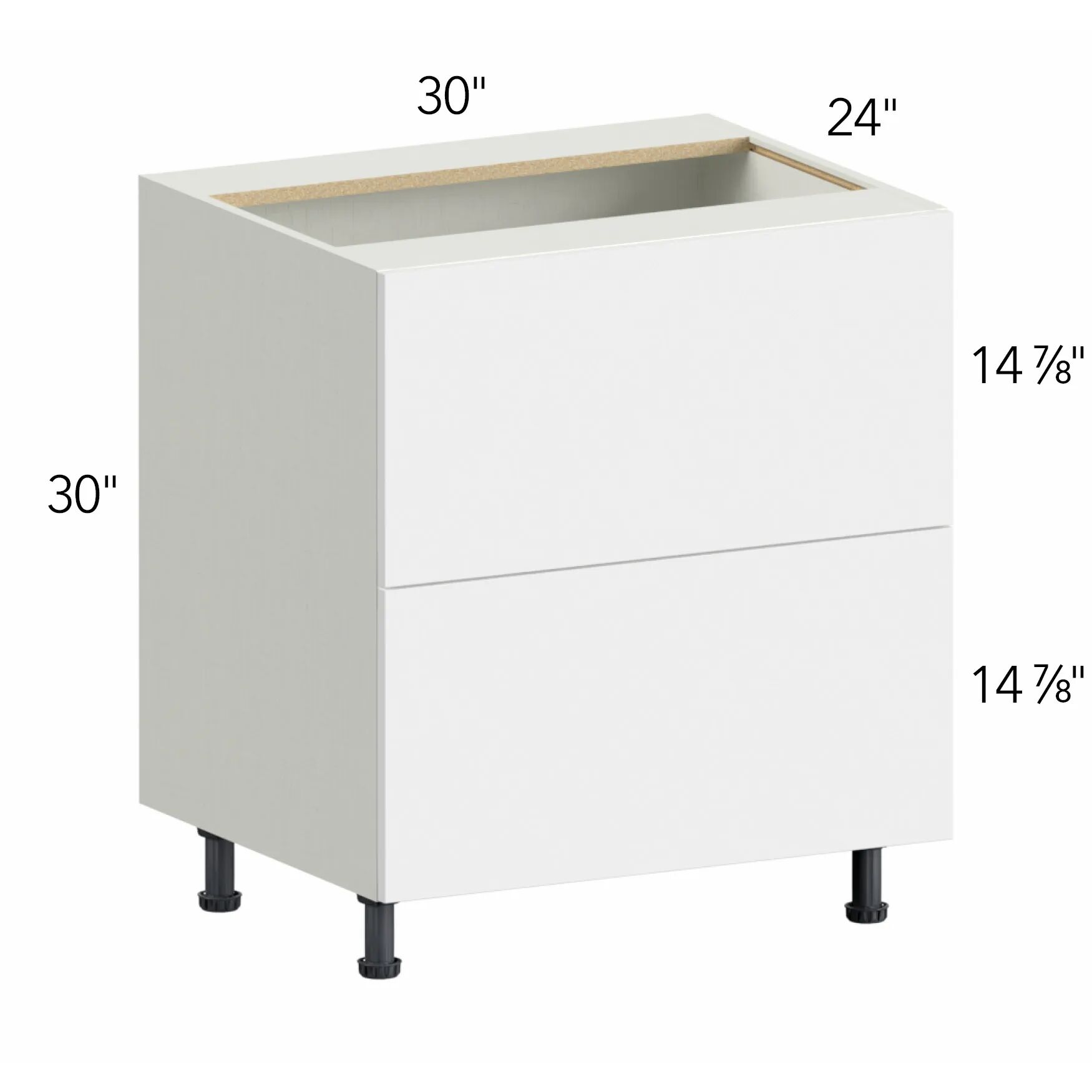 Illume® Tuscany Cashmere 30"W x 30"H x 24"D Drawer Base Cabinet (DB30-2)