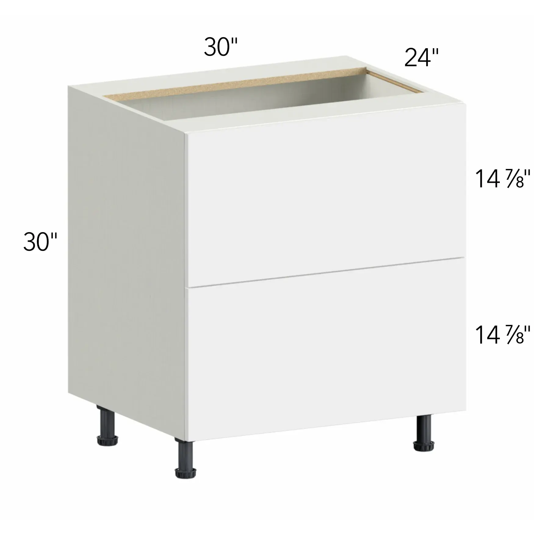 Illume® Tuscany Cashmere 30"W x 30"H x 24"D Drawer Base Cabinet (DB30-2)