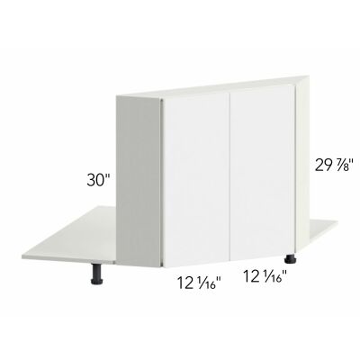 Illume® Catalina Silk Flow 37"W x 30"H x 5.5"D Desk Base Cabinet (DSF42FD)