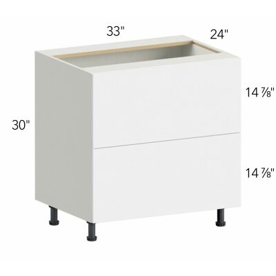 Illume® Tuscany Antracita 33"W x 30"H x 24"D Drawer Base Cabinet (DB33-2)