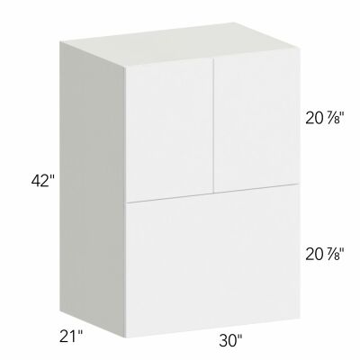 Illume® Tuscany Ida 1 30"W x 42"H x 21"D Microwave Wall Cabinet (MC304221)