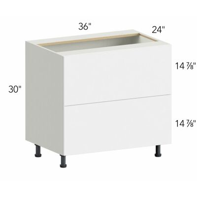 Illume® Tuscany Antracita 36"W x 30"H x 24"D Drawer Base Cabinet (DB36-2)