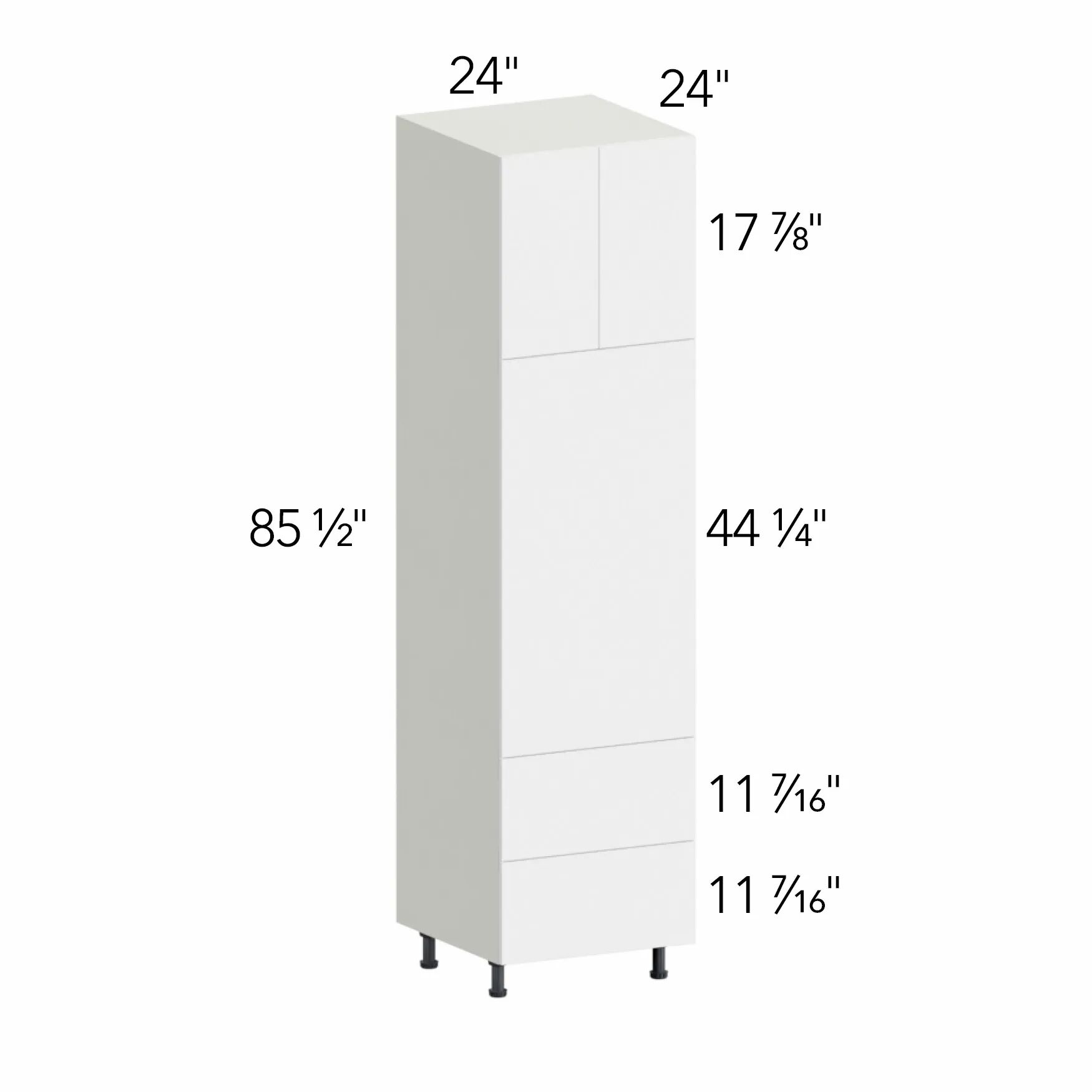 Illume® Tuscany Ida 1 24"W x 85.5"H x 24"D Oven Cabinet (OC2490C)