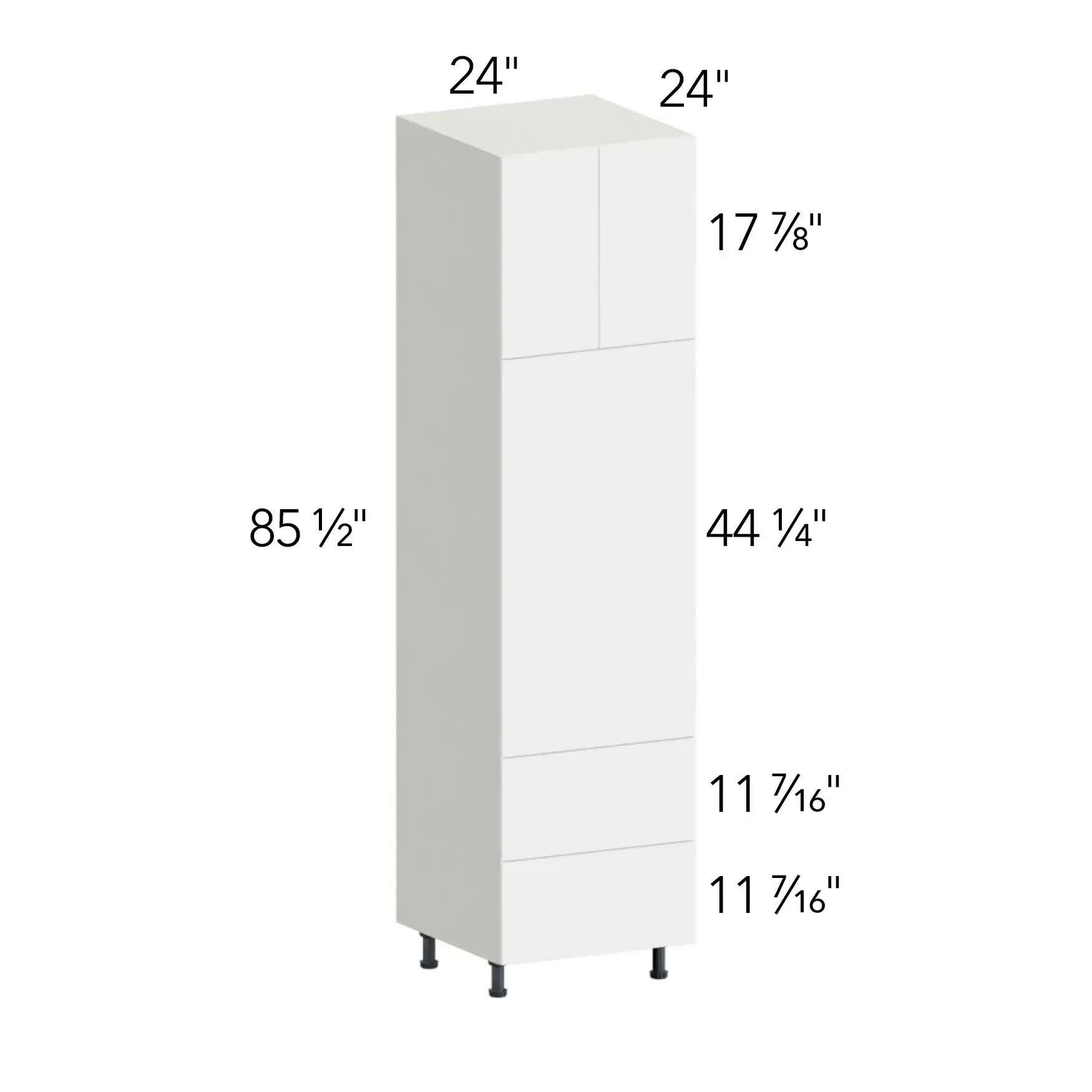 Illume® Tuscany Ida 1 24"W x 85.5"H x 24"D Oven Cabinet (OC2490C)