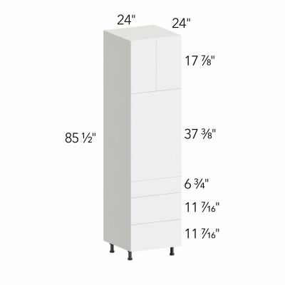 Ovela® Tuscany Ida 2 24"W x 85.5"H x 24"D Oven Cabinet (OC2490S-3)