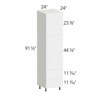 Illume® Tuscany Blanco 24"W x 91.5"H x 24"D Oven Cabinet (OC2496C)