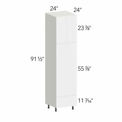 Ovela® Tuscany Blanco 24"W x 91.5"H x 24"D Oven Cabinet (OC2496D)