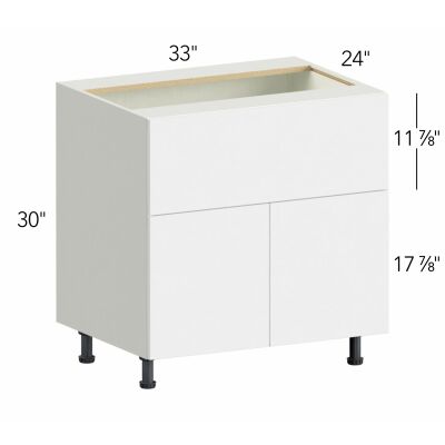 Ovela® Tuscany Antracita 33"W x 34.5"H x 24"D Specialty Base Cabinet (FS33)