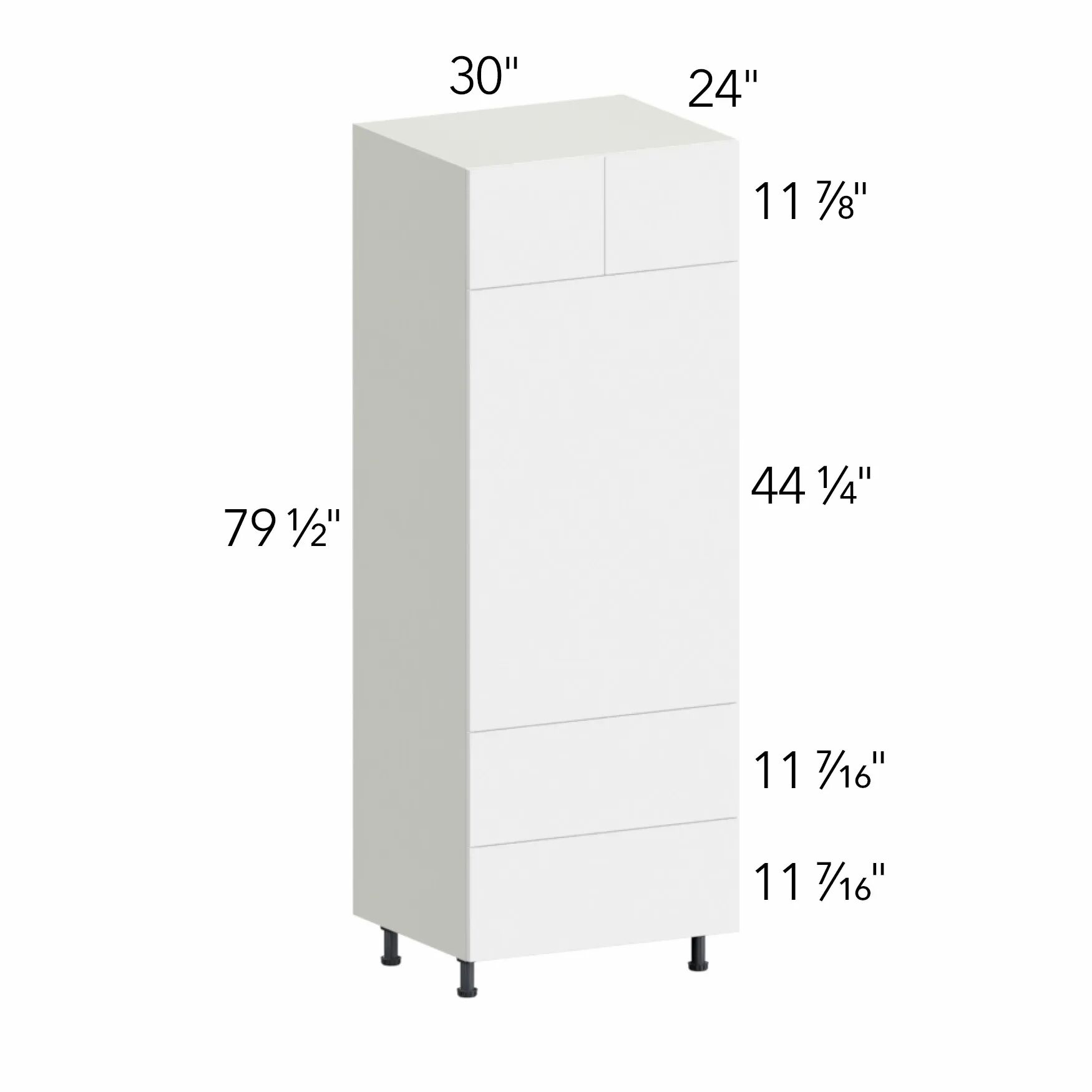 Illume® Tuscany Ida 2 30"W x 79.5"H x 24"D Oven Cabinet (OC3084C)