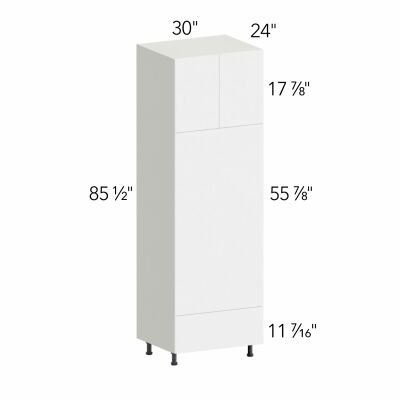 Ovela® Tuscany Blanco 30"W x 85.5"H x 24"D Oven Cabinet (OC3090D)