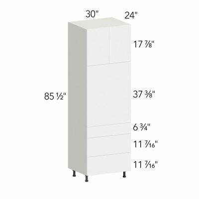 Illume® Tuscany Como Ash 2 30"W x 85.5"H x 24"D Oven Cabinet (OC3090S-3)
