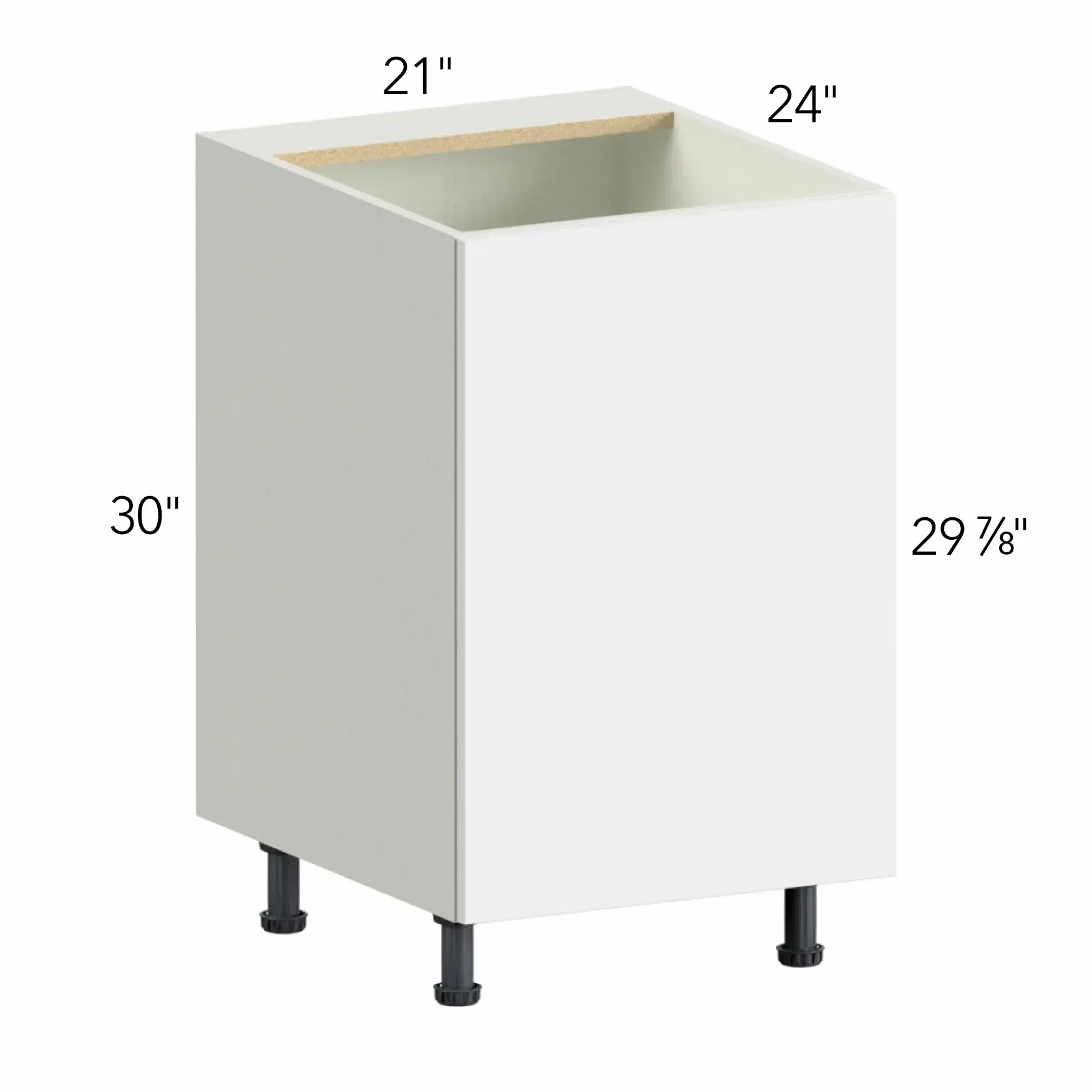 Illume® Tuscany Olmo 3 21"W x 30"H x 24"D Sink Base Cabinet (SB21FD)