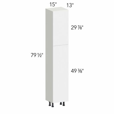 Illume® Tuscany Como Ash 1 15"W x 79.5"H x 13"D Tall Pantry Cabinet (TP151384)