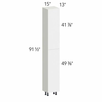 Illume® Tuscany Como Ash 1 15"W x 91.5"H x 13"D Tall Pantry Cabinet (TP151396)
