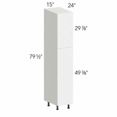 Illume® Tuscany Olmo 3 15"W x 79.5"H x 24"D Tall Pantry Cabinet (TP152484)