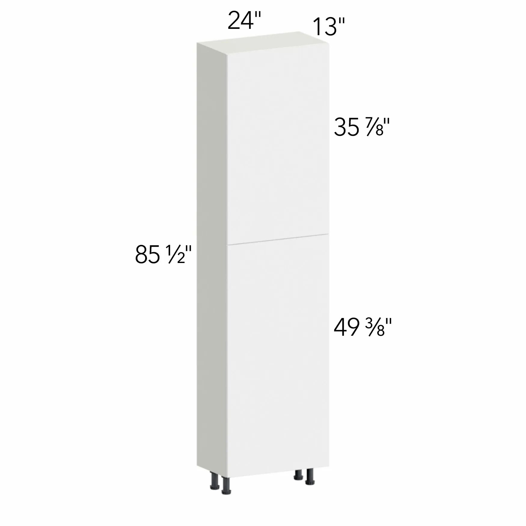 Illume® Tuscany Como Ash 2 24"W x 85.5"H x 13"D Tall Pantry Cabinet (TP241390SD)