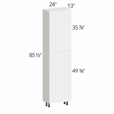 Illume® Tuscany Como Ash 2 24"W x 85.5"H x 13"D Tall Pantry Cabinet (TP241390SD)