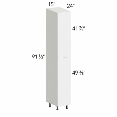 Ovela® Tuscany Ida 2 15"W x 91.5"H x 24"D Tall Pantry Cabinet (TP152496)