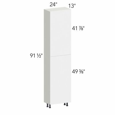 Illume® Tuscany Como Ash 2 24"W x 91.5"H x 13"D Tall Pantry Cabinet (TP241396SD)