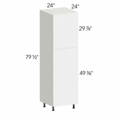 Illume® Tuscany Basalto 24"W x 79.5"H x 24"D Tall Pantry Cabinet (TP242484SD)