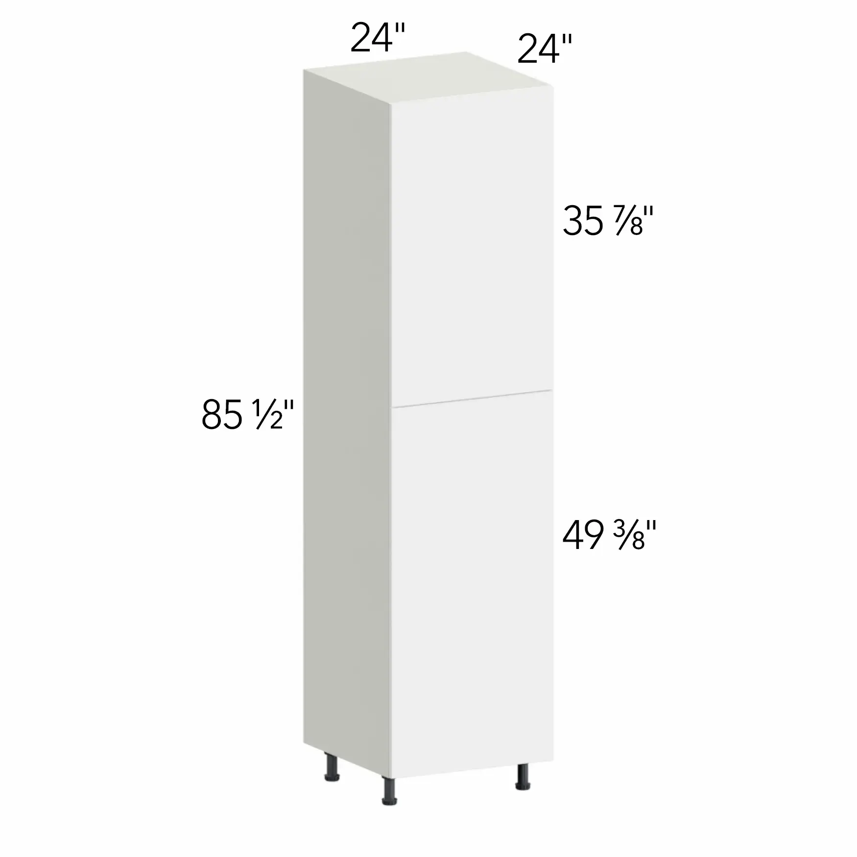 Illume® Tuscany Nocce 1 24"W x 85.5"H x 24"D Tall Pantry Cabinet (TP242490SD)