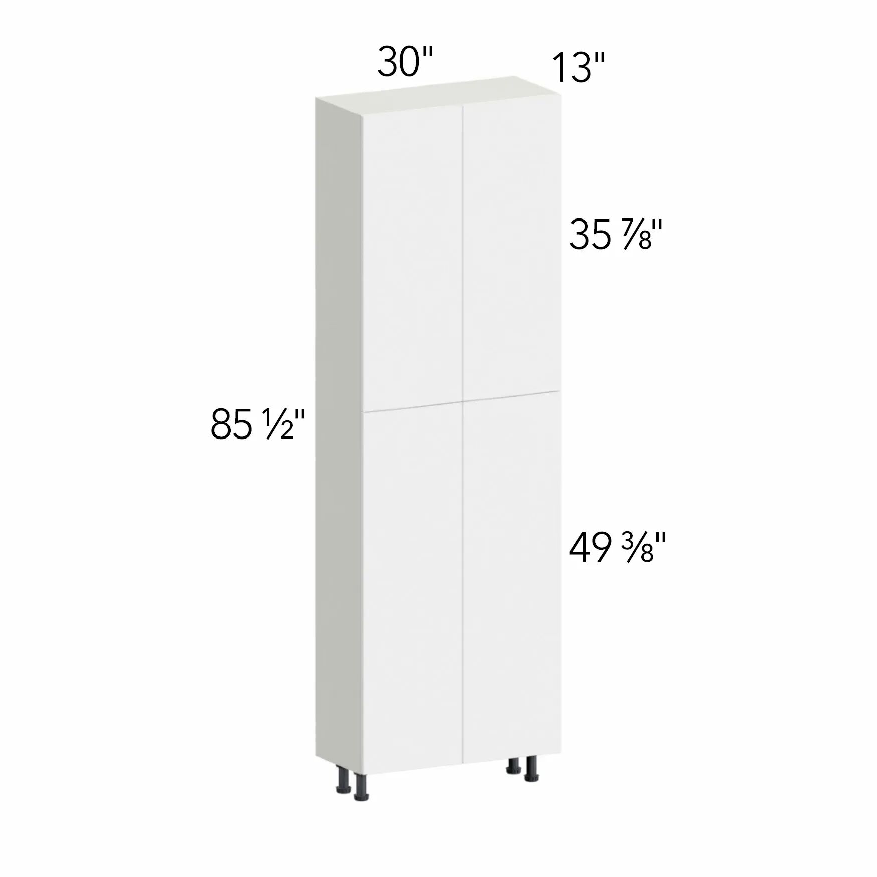 Illume® Tuscany Nocce 1 30"W x 85.5"H x 13"D Tall Pantry Cabinet (TP301390)