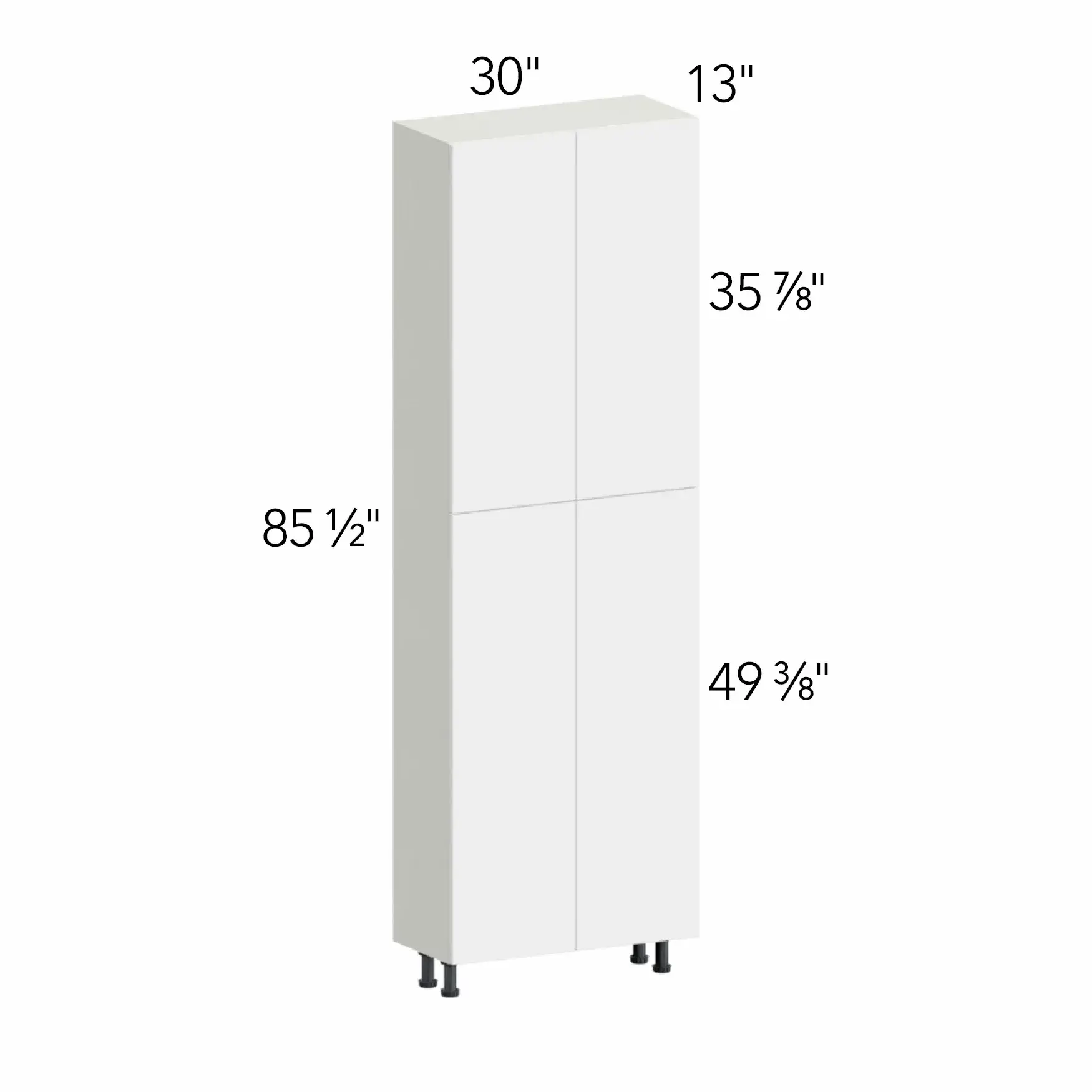 Illume® Tuscany Nocce 1 30"W x 85.5"H x 13"D Tall Pantry Cabinet (TP301390)