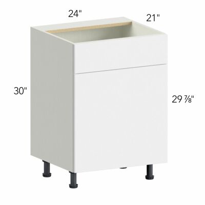 Illume® Tuscany Blanco 24"W x 30"H x 21"D Vanity Cabinet (VSB24SD)