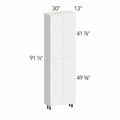 Illume® Tuscany Ida 2 30"W x 91.5"H x 13"D Tall Pantry Cabinet (TP301396)
