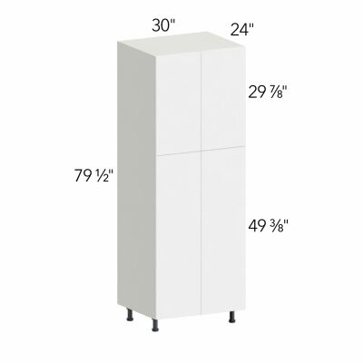 Illume® Tuscany Blanco 30"W x 79.5"H x 24"D Tall Pantry Cabinet (TP302484)