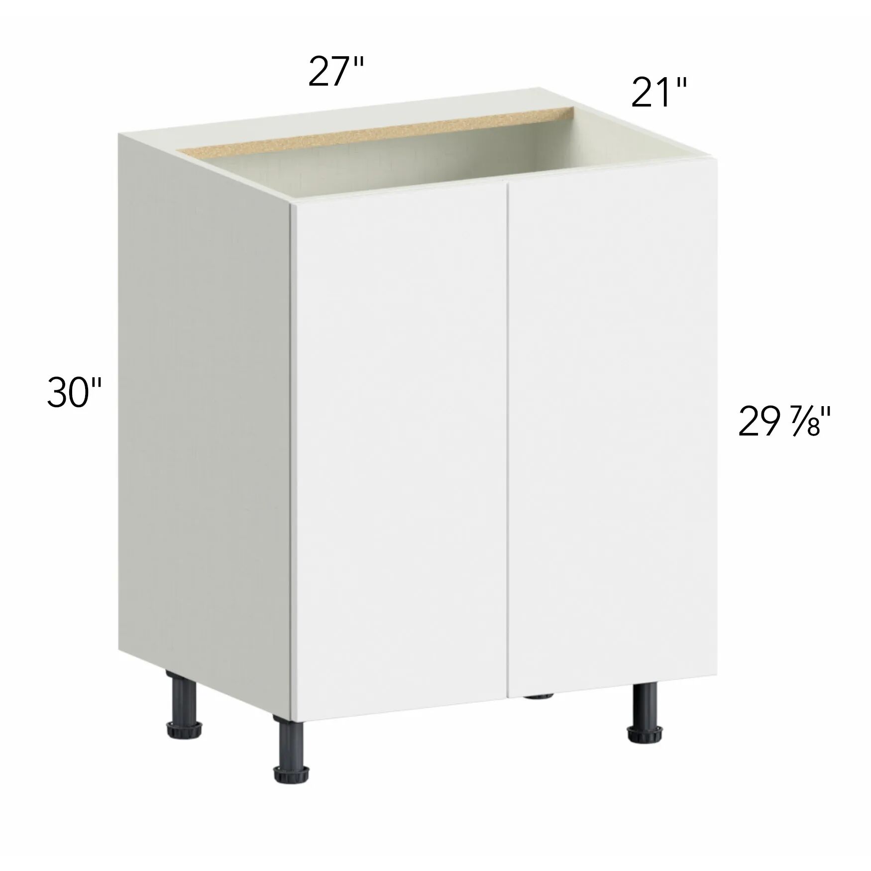 Illume® Tuscany Antracita 27"W x 30"H x 21"D Vanity Cabinet (VSB27FD)