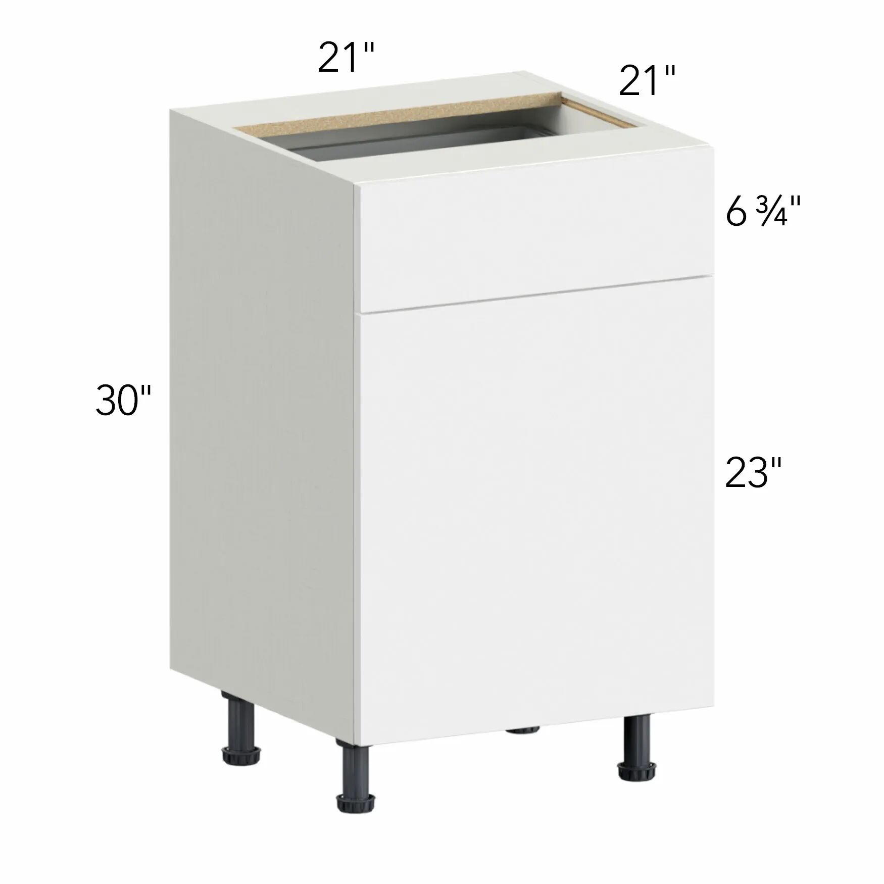 Illume® Tuscany Antracita 21"W x 30"H x 21"D Vanity Cabinet (VB21)