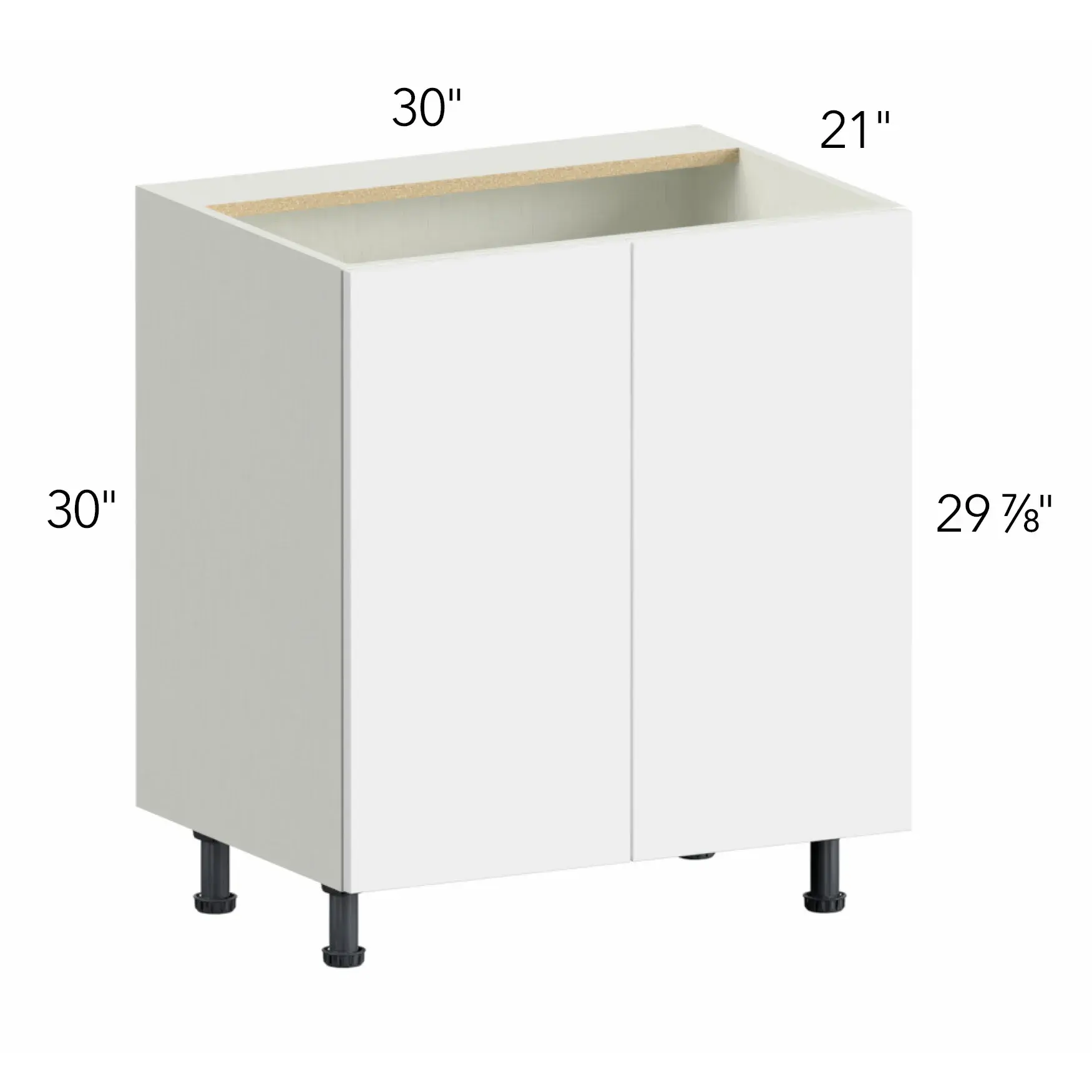 Ovela® Tuscany Antracita 30"W x 34.5"H x 21"D Vanity Cabinet (VSB30FD)
