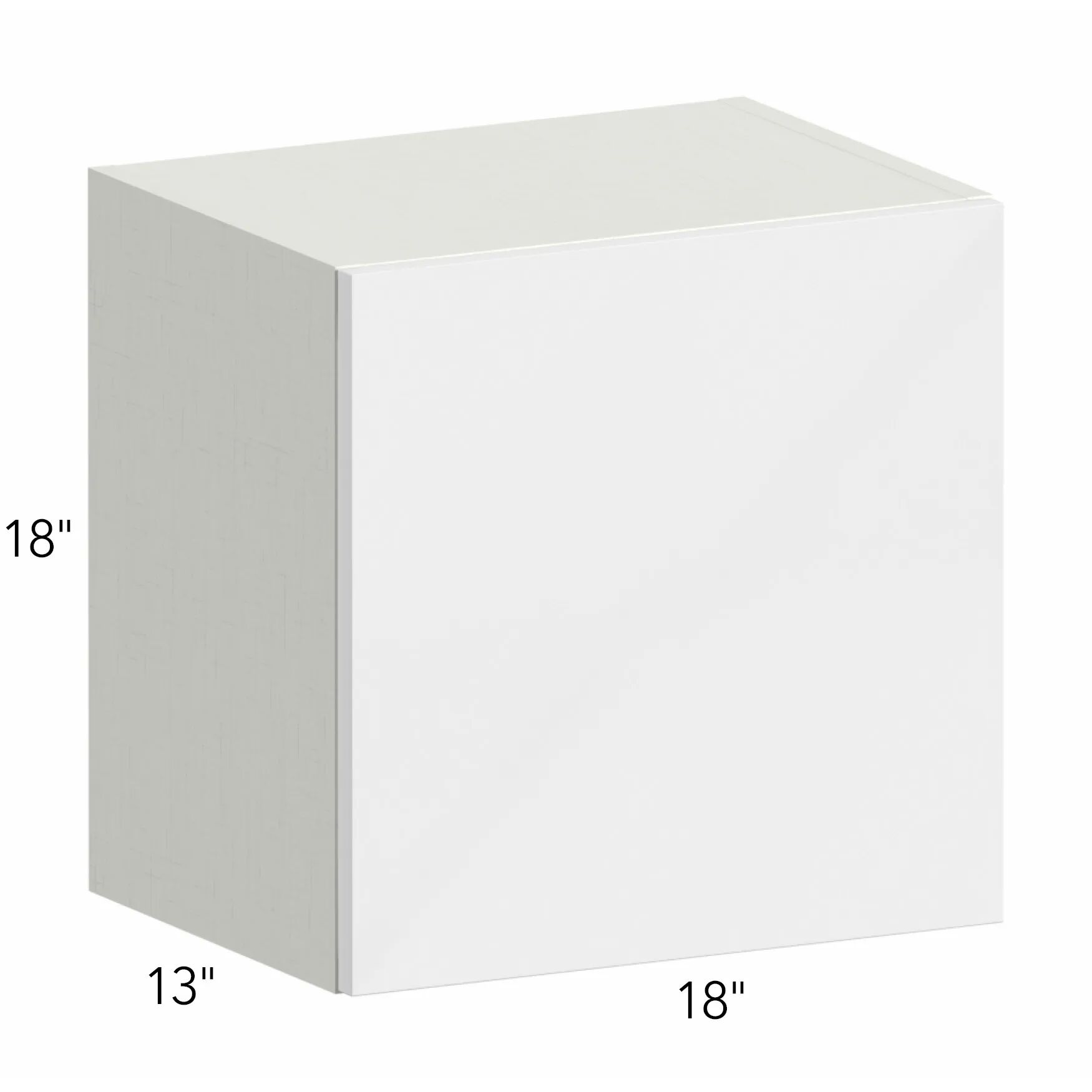 Illume® Tuscany Blanco 18"W x 18"H x 13"D Wall Cabinet (W1818)