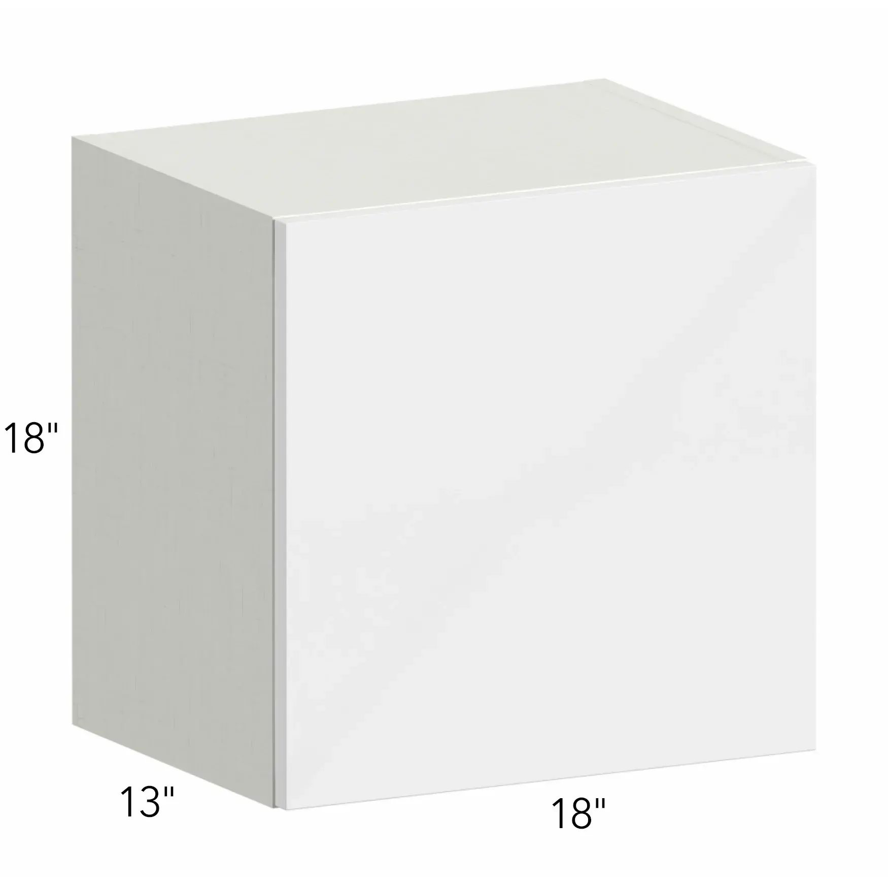 Illume® Tuscany Blanco 18"W x 18"H x 13"D Wall Cabinet (W1818)