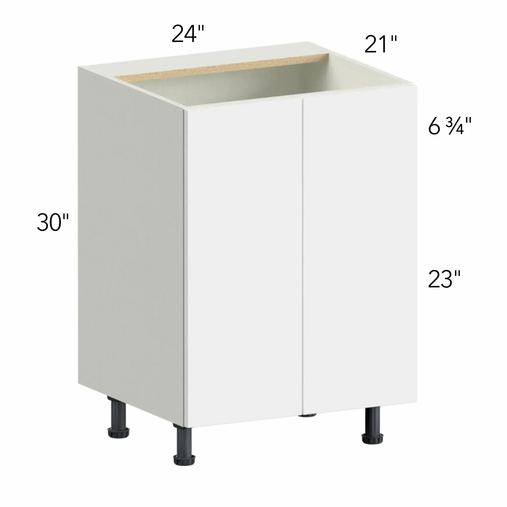 Illume® Tuscany Blanco 24"W x 30"H x 21"D Vanity Cabinet (VSB24FD)